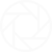 Icon resembling a camera shutter symbolizing corporate event photography services.