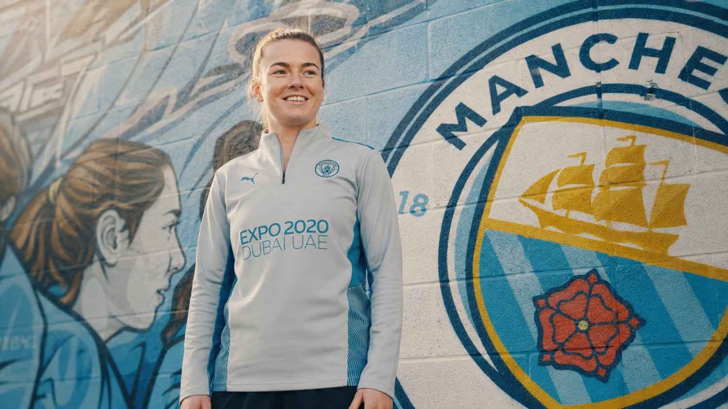 Manchester City FC Female Players Celebration Artwork